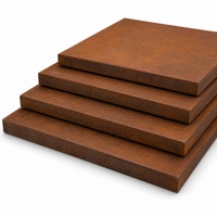 Tôle d'acier Corten ASTM A588, tôle d'acier patiné naturel pour la décoration de façades de bâtiments et le revêtement mural