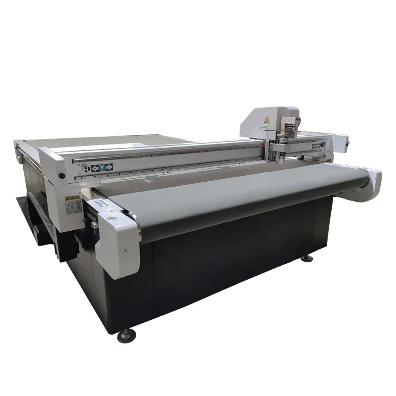 Rongchi CNC oscillating knife cutting industrial paper cutting machine large format cutting table