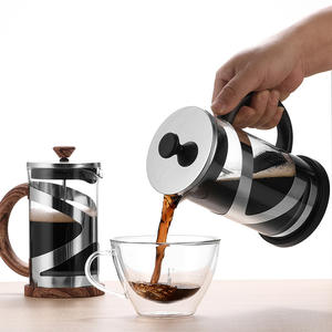 Cafetière à piston en acier inoxydable et plastique de 350 ml/600 ml/1 L, <span class=keywords><strong>filtre</strong></span> à café expresso, cafetière à piston portable - Product Image 3