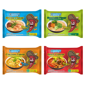 Paquete de bolsa de sabor a carne personalizada precocinada rápida asiática Sopa de ramen Fideos instantáneos - Product Image 5