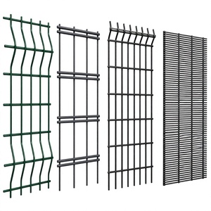 Panneaux <span class=keywords><strong>de</strong></span> clôture en treillis soudé 3D galvanisé robuste pour clôtures <span class=keywords><strong>de</strong></span> jardins commerciaux et résidentiels - Product Image 1