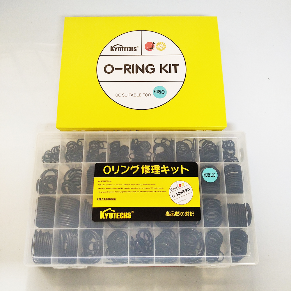 Kyotechs 90 SHORE 383PCS O-Ring Box Fit O Ring Sealing Kit