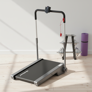 Caminadora Eléctrica HSM, Plataforma para Caminar con Pantalla LED, Manillares Ajustables, Motor de 0.5HP, Diseño Plegable, ABS, Capacidad de 100 kg - Product Image 2