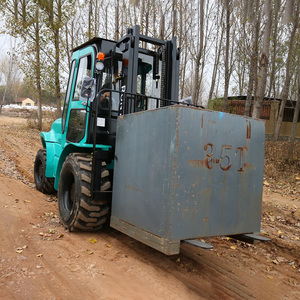 Runtx מפעל רב תכליתי חוות בוץ 3 טון 3.5t 4t 5t 6ton 4wd 4 כונן מחוץ לכביש כל שטח קשה דיזל מלגזה - Product Image 3