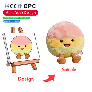 ألعاب حيوانات محشوة على شكل هندسي من الفرو الطويل اللطيف عالي الجودة بتصميم مخصص حسب الطلب - Product Image 3