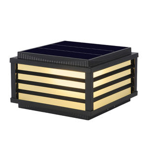 Colonne lumineuse solaire cour extérieure lumière moderne étanche super lumineuse villa mur jardin porte post lampe - Product Image 1