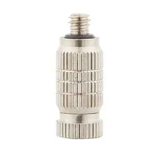 High Pressure nickel plated brass Anti drip fog spray nozzle water nozzle misting system fog nozzle