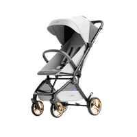 Poussette bébé en alliage d'aluminium léger, ultra-compacte, pliable, prête pour l'avion, poussette de voyage pliable, poussette pour tout-petit, nourrisson 0-36 mois