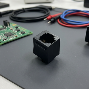 AWJ-144VDXX-72 โมดูลาร์แจ็ค 4P4C DIP แนวตั้ง 16.38H ตัวเมีย หน้าสัมผัสทองคำ สำหรับการสื่อสารข้อมูล UL94V-0 ป้องกันไฟลุก 500 - Product Image 2