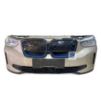 Accesorios originales de segunda mano IX3 G08 kit de carrocería de parachoques delantero ABS plástico faros radiador para BMW