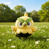 Peluche Premium Super Douce Pombon 10ème Génération 28 cm, Logo Bio, Sûre, Souvenirs d'Entreprise, Promotions, Usage Quotidien pour Enfants