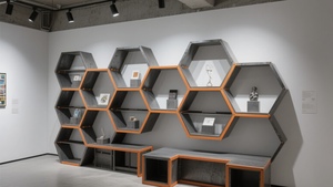 Commercial Factory Direct Heavy Duty Metallic Supermarket Rack Freestanding Perforated <b>Shelves</b> Epoxy Powder Coating Retail - Product Image 2