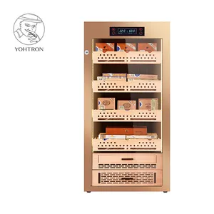 Yohtron Tốt Nhất Nhà Sử Dụng Cigar Tủ Humidor Được Xây Dựng Trong Hoặc Freestanding Cài Đặt Cho Cigar Thanh