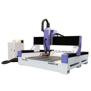 1212 Automatic Tool Changer 3d 4 Axis Wood Carving Cnc Router Machine with HQD ATC Spindle