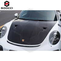 Nouveau capot avant en fibre de carbone pour Porsche 718 982 Cayman Boxster capot moteur mise à niveau
