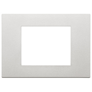 Silver <b>Wall</b> <b>Plate</b> 18.5 Cm Length 9.7 Cm Width 0.9 Cm Height For Electrical Switches - Product Image 1