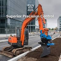 Tiltrotator hydraulique professionnel à commande de précision avancée, rotatif à 360°, durable et polyvalent, pour travaux de terrassement