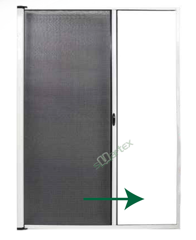 Garage Mosquito Net Rolling Shower Door Screen PVC Profile Retractable Interior Fiberglass Mesh Doors With Door · image 4