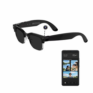 Nouvelles lunettes intelligentes W630 pour l'extérieur avec caméra, ChatGPT, enregistrement <span class=keywords><strong>photo</strong></span> et vidéo, musique, appels et traduction IA <span class=keywords><strong>en</strong></span> temps réel - Product Image 1