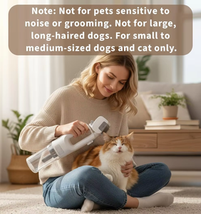 Kit de Toilettage Professionnel pour Animaux de Compagnie 5-en-1 : Aspirateur Sans Fil Silencieux 9000Pa 2200mAh et Tondeuse Électrique pour Chiens et Chats – Vente en Gros - Product Image 5