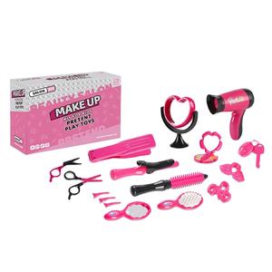 Ensemble de salon de beauté, jeu de simulation, kit de coiffure, jouets pour filles et enfants, 16 pièces - Product Image 1