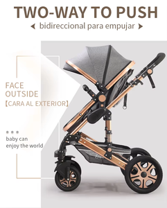11 thời trang Sản phẩm em bé của tất cả các loại pushchair 3 trong 1 xe đẩy em bé Xe đẩy Carrinho de Bebe với bé ngồi xe 0-3 năm - Product Image 4