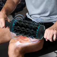 Rouleau de massage corporel mains libres RPM, relaxation musculaire des tissus profonds, masseur percussif pour les jambes, 5 vitesses réglables, télécommande sans fil