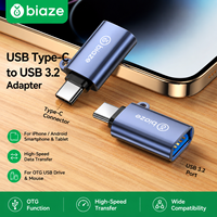 Adaptateur USB Type-C USB 3.0 OTG flambant neuf, transfert de données haute vitesse 5 Gbps pour iPhone 15/16, smartphone Android, tablette, ordinateur portable