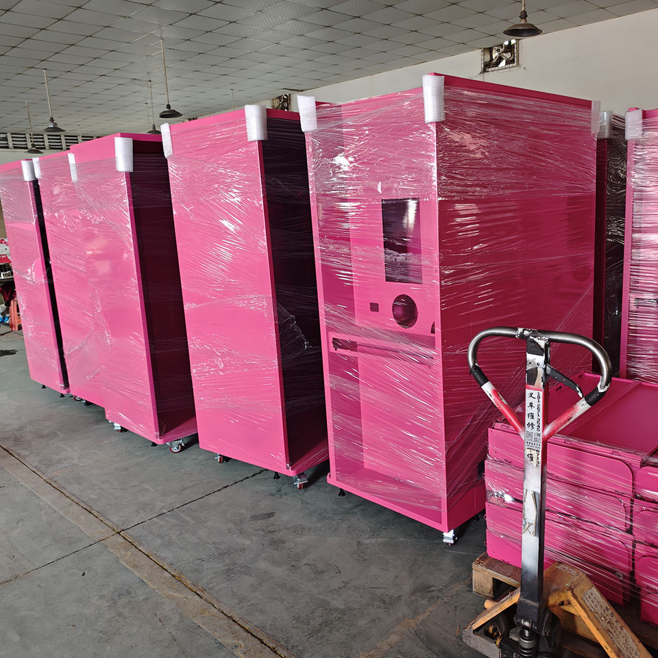 Changing Patterns Reader Modern Self-service Nail Printing Vending Machine, ID Reader for DIY ...