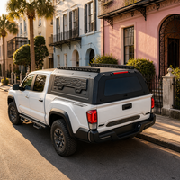 Capot de camionnette personnalisable en alliage d'aluminium robuste, relevable et verrouillable, pour benne de pick-up