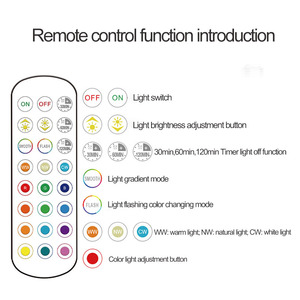 Bán buôn RGB Color Changing LED Light <span class=keywords><strong>Bulb</strong></span> USB sạc LED bulbs với điều khiển từ xa cho trong nhà ngoài trời - Product Image 3