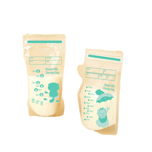 En stock, sans BPA, matériau de qualité alimentaire, sac de conservation du lait maternel, produit d'alimentation pour bébé nouveau-né avec motif animal - Product Image 5