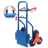 Chariot à main pliable multifonctionnel à 6 roues pour monter les escaliers