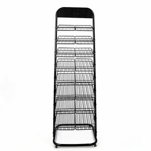 Estante expositor de esmaltes de uñas, organizador de almacenamiento, carrito de pie para salón de uñas, estante de hierro forjado para esmaltes y pegamentos. - Product Image 4