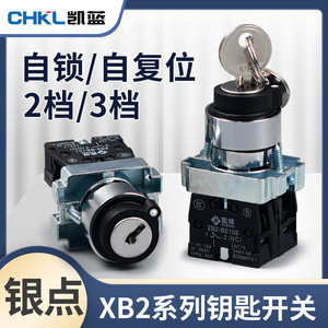 Interrupteur à clé Chkl Zb2 Be101 10A 600V IP67, équipement industriel, interrupteur rotatif métallique avec contact en cuivre - Product Image 5