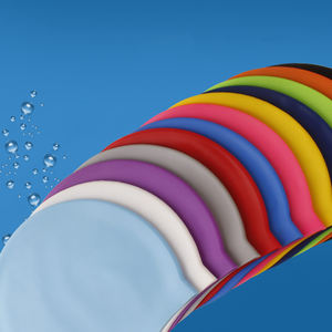 Casquettes <span class=keywords><strong>de</strong></span> sport en silicone avec commande personnalisée, chapeau <span class=keywords><strong>de</strong></span> natation avec logo personnalisé, <span class=keywords><strong>vintage</strong></span>, pour la natation, vente en gros - Product Image 4