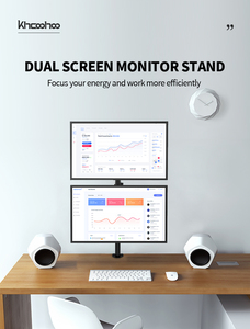 Màn hình kép đứng cho 2 màn hình 13-27 inch màn hình dọc màn hình gắn màn hình máy tính chủ màn hình vũ khí Loại sản phẩm - Product Image 2