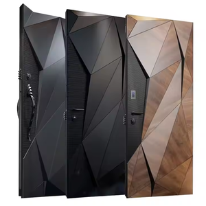 Puerta Pivotante de Madera Maciza de Estilo Americano Moderno Contemporáneo <span class=keywords><strong>Nordi</strong></span>, Entrada Principal Antirrobo para Casas y Villas Modernas - Product Image 3