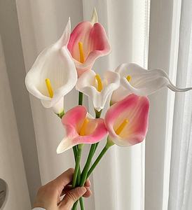 A-1793ประดิษฐ์ดอกลิลลี่ Calla มินิสัมผัสจริงทำจาก PU สำหรับงานแต่งงานบ้านตกแต่งชิ้นกลาง - Product Image 2