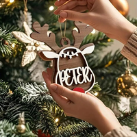 Adorno Navideño Personalizado con Nombre, Decoración para el Hogar, Artesanía
