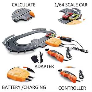 4 Autos de Carreras de Alta Velocidad, Pista de Autos Eléctricos o a Batería, Regalos y Juguetes para Niños de 6, 7, 8-12 Años con Juegos de Pistas de Carreras - Product Image 2