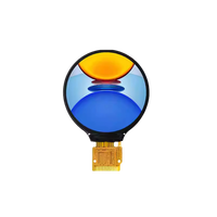 Layar LCD IPS HD 1,28 Inci GC9A01 Panel TFT Mikro Bulat 1,28\" Modul Layar LCD Bulat