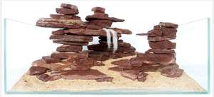 หินแนวนอนสีเขียว เกล็ดหินป่า น้ํากระบวย หินเขียวแม่น้ํา - Product Image 5