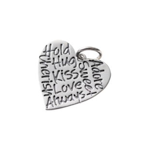 S925 James Avery amor en forma de carta serie encanto colgante - Product Image 4