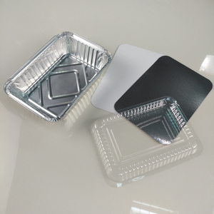 Contenants en <span class=keywords><strong>aluminium</strong></span> jetables rectangulaires recyclables de 1 litre, revêtement argenté, découpés, 220x158x50mm, pour usage alimentaire, splendides - Product Image 6