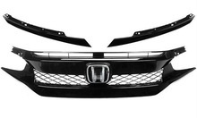 Welta Nouvelle calandre de pare-chocs avant style sport, remplacement en plastique ABS+PP noir brillant, fixation par boulons, ajustement parfait à 100 % pour la 10e génération - Product Image 2