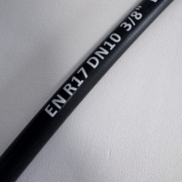 Selang Hidrolik KEYFOSS SAE100 R17 1/2" Satu/Dua Kawat Baja Berlapis Tahan Minyak Hitam Tebal Dinding 3.35mm