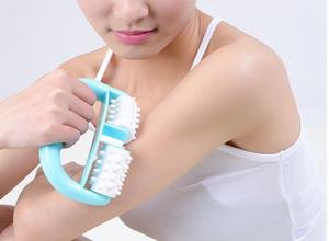 Plástico Handheld Celulite Roller Massageador Meridian Brush cintura Abdômen Body Shaping Massagem - Product Image 5