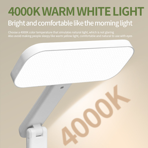 Modern Eye-Protecting Folding Touch LED Desk Lamp with ABS Material <strong>Battery</strong> Operated for Living Room Bedroom Study Work - Product Image 4