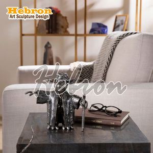 Decoración <span class=keywords><strong>de</strong></span> Escritorio POKINA, Adornos Geométricos Azules Modernos y Sencillos, Decoración Suave para el Hogar, Modelo <span class=keywords><strong>de</strong></span> Mueble para TV - Product Image 4